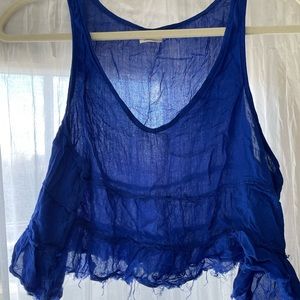 Free People flowy crop top